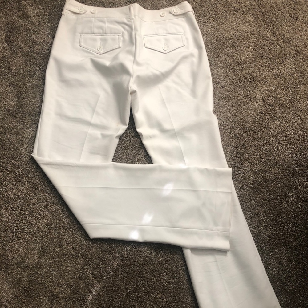 Express white columnist trousers